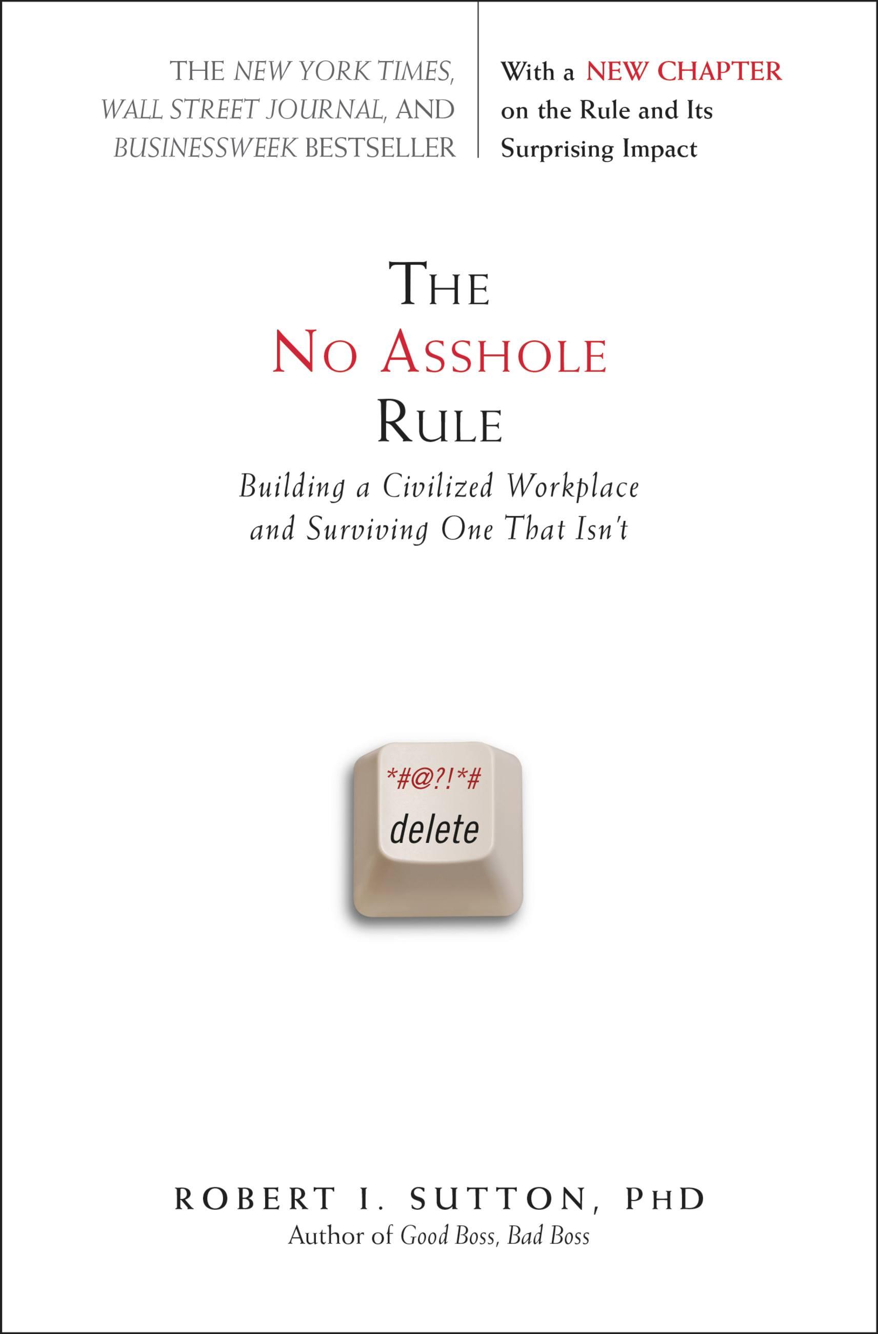 Vorderes Coverbild The No Asshole Rule