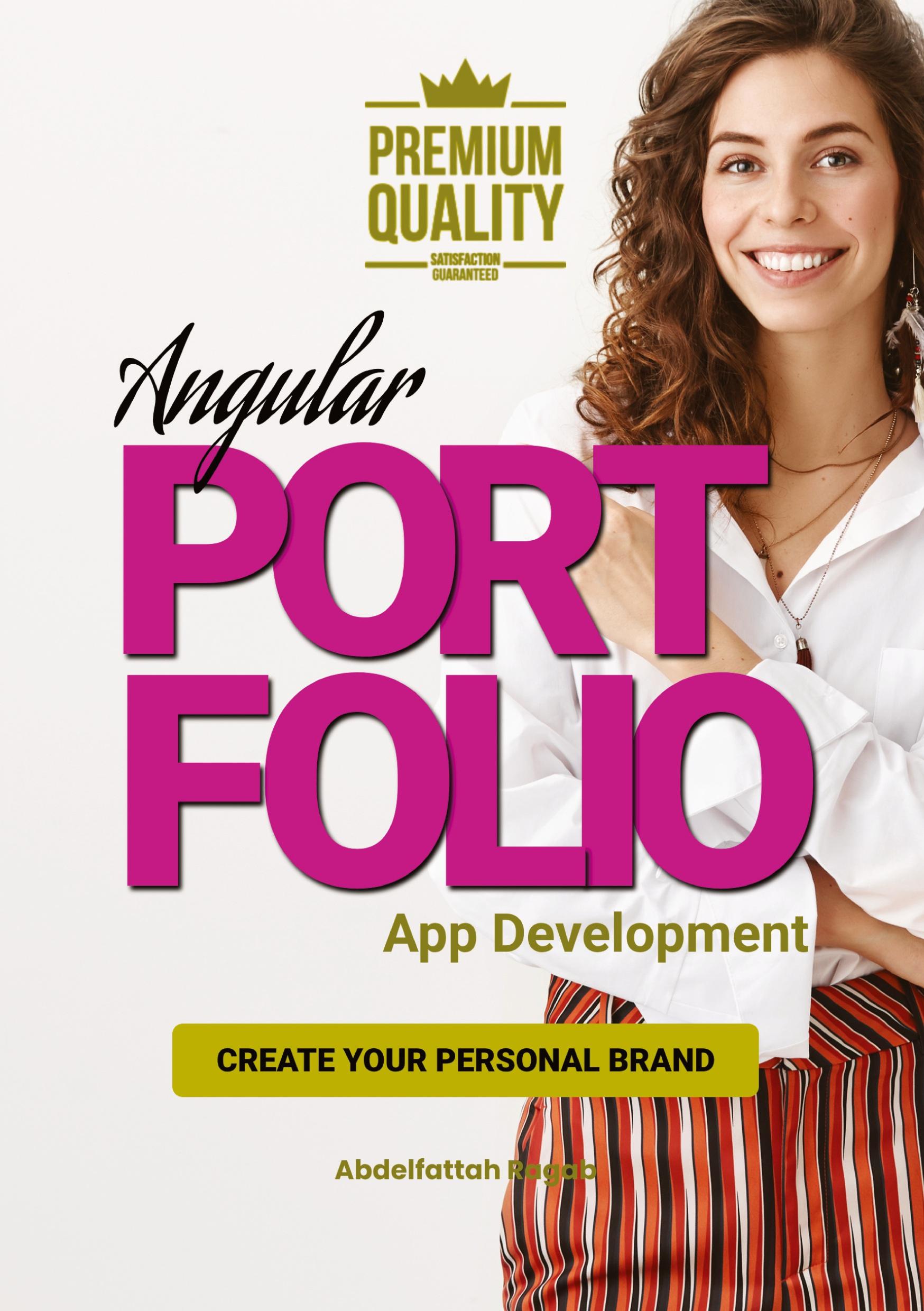 Vorderes Coverbild Angular Portfolio App Development
