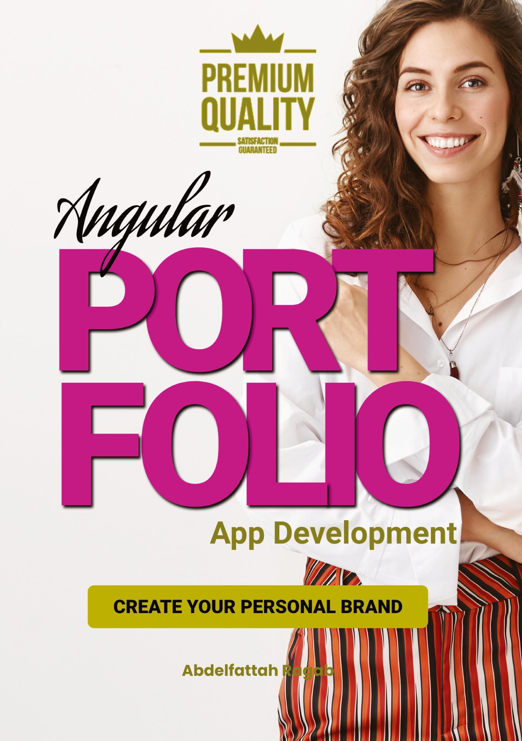 Vorderes Coverbild Angular Portfolio App Development