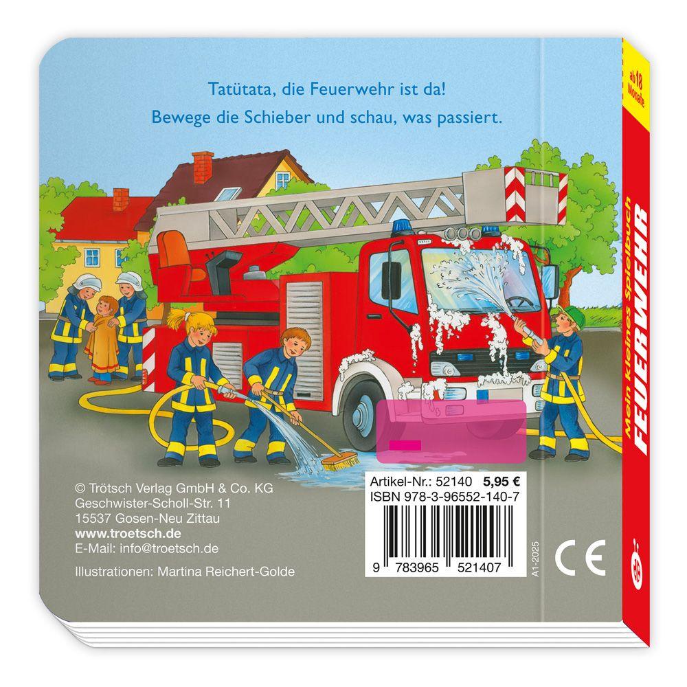 Beispielinhalt (Bild) Trötsch Spielbuch Mein kleines Spielbuch Feuerwehr