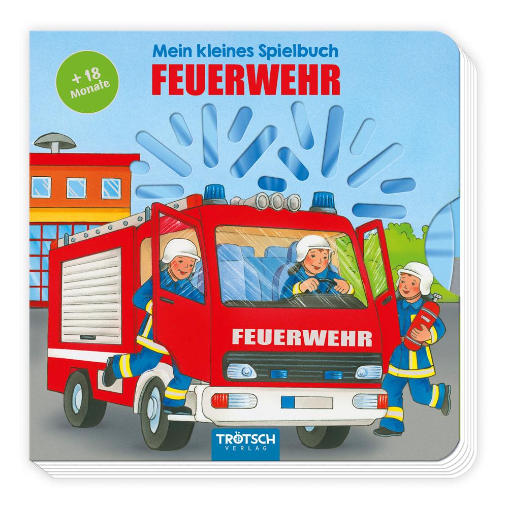Vorderes Coverbild Trötsch Spielbuch Mein kleines Spielbuch Feuerwehr