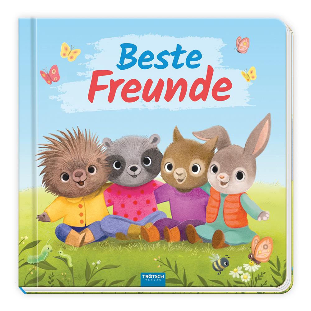 Vorderes Coverbild Trötsch Pappenbuch mit Reimen Beste Freunde
