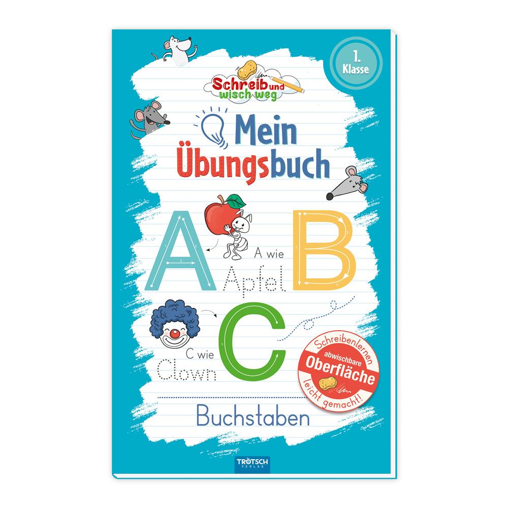 Vorderes Coverbild Trötsch Mein Übungsbuch Schreib und wisch weg Buchstaben