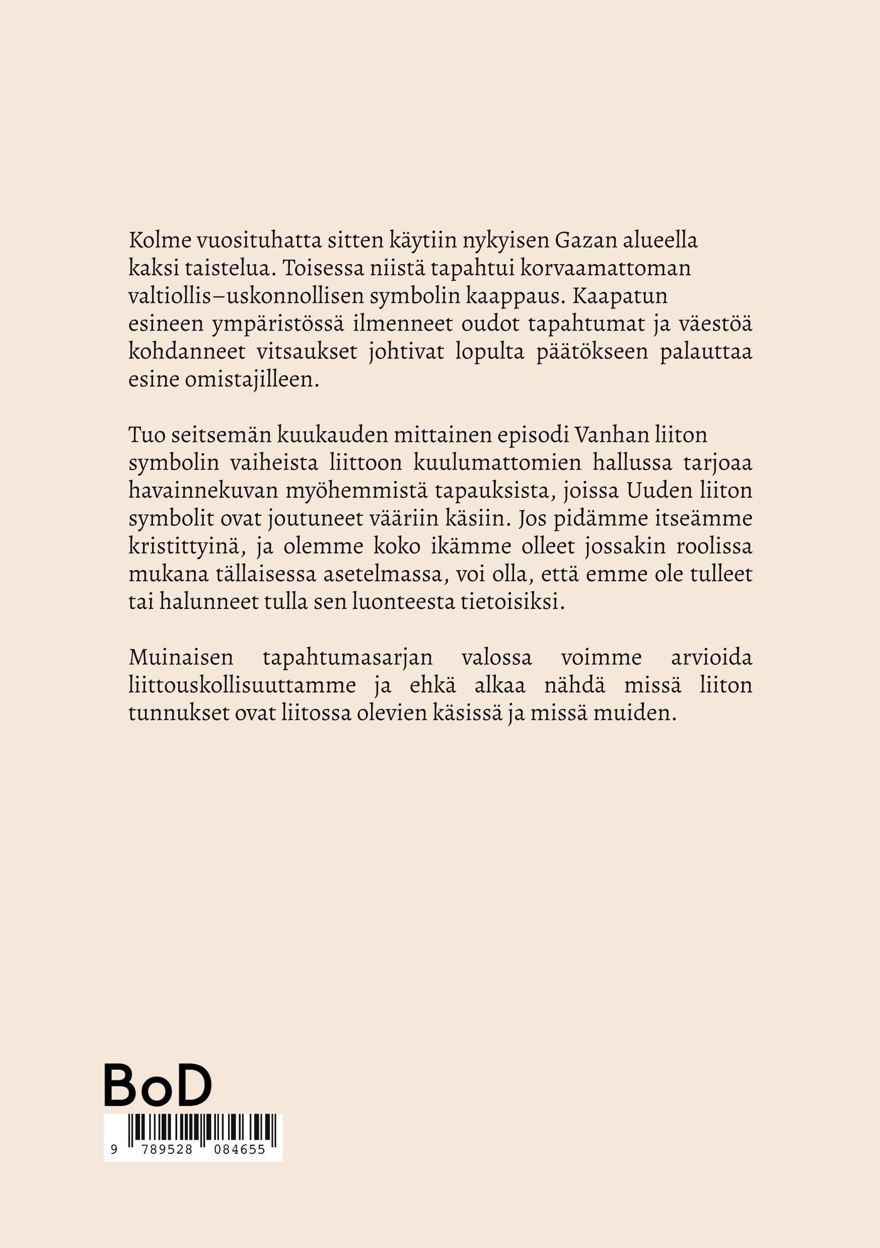 Rückseitencover Arkkikaappaus
