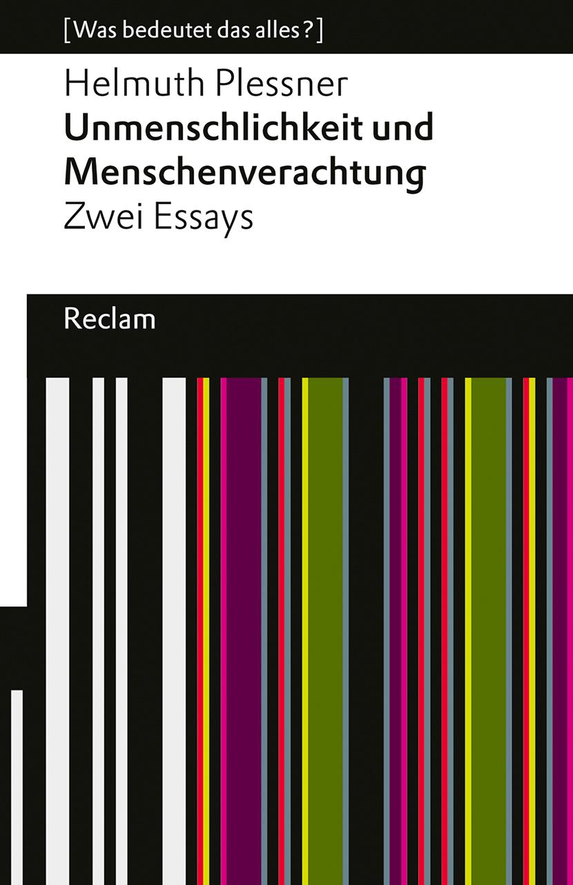 Vorderes Coverbild Unmenschlichkeit und Menschenverachtung. Zwei Essays