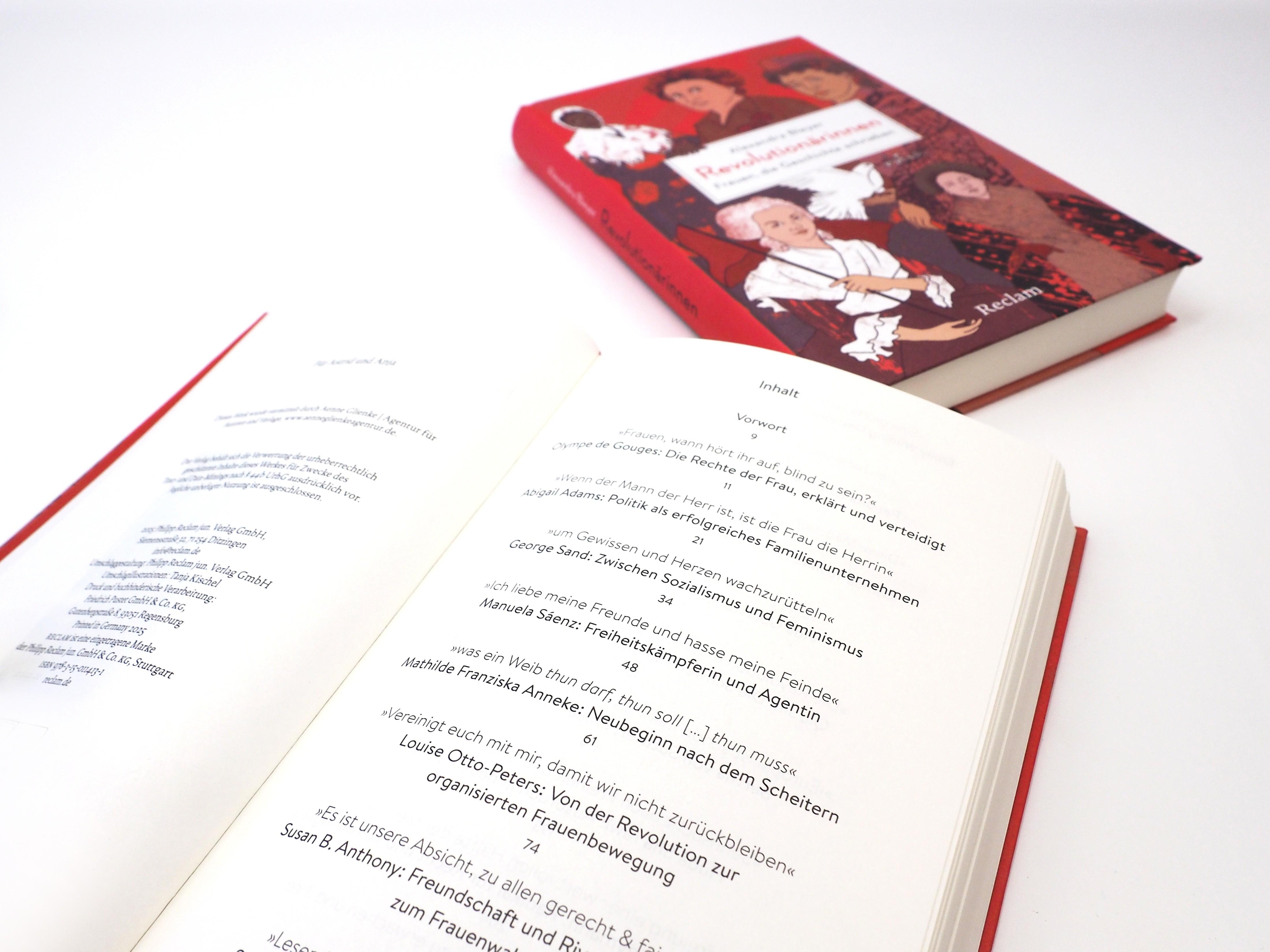 Beispielinhalt (Bild) Revolutionärinnen. Frauen, die Geschichte schrieben