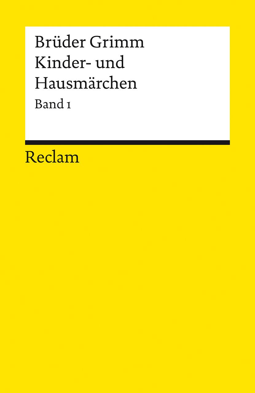 Vorderes Coverbild Kinder- und Hausmärchen. Band 1: Märchen Nr. 1-86
