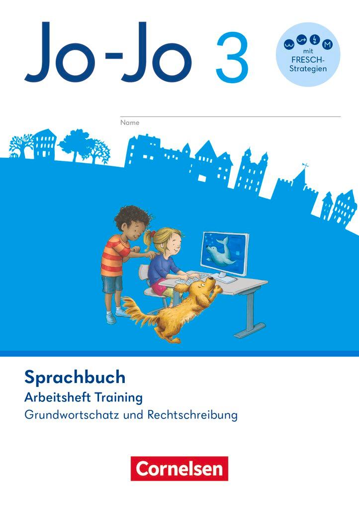 Vorderes Coverbild Jo-Jo Sprachbuch 3. Schuljahr - Allgemeine Ausgabe 2024 - Arbeitsheft Training: Grundwortschatz und Rechtschreibung