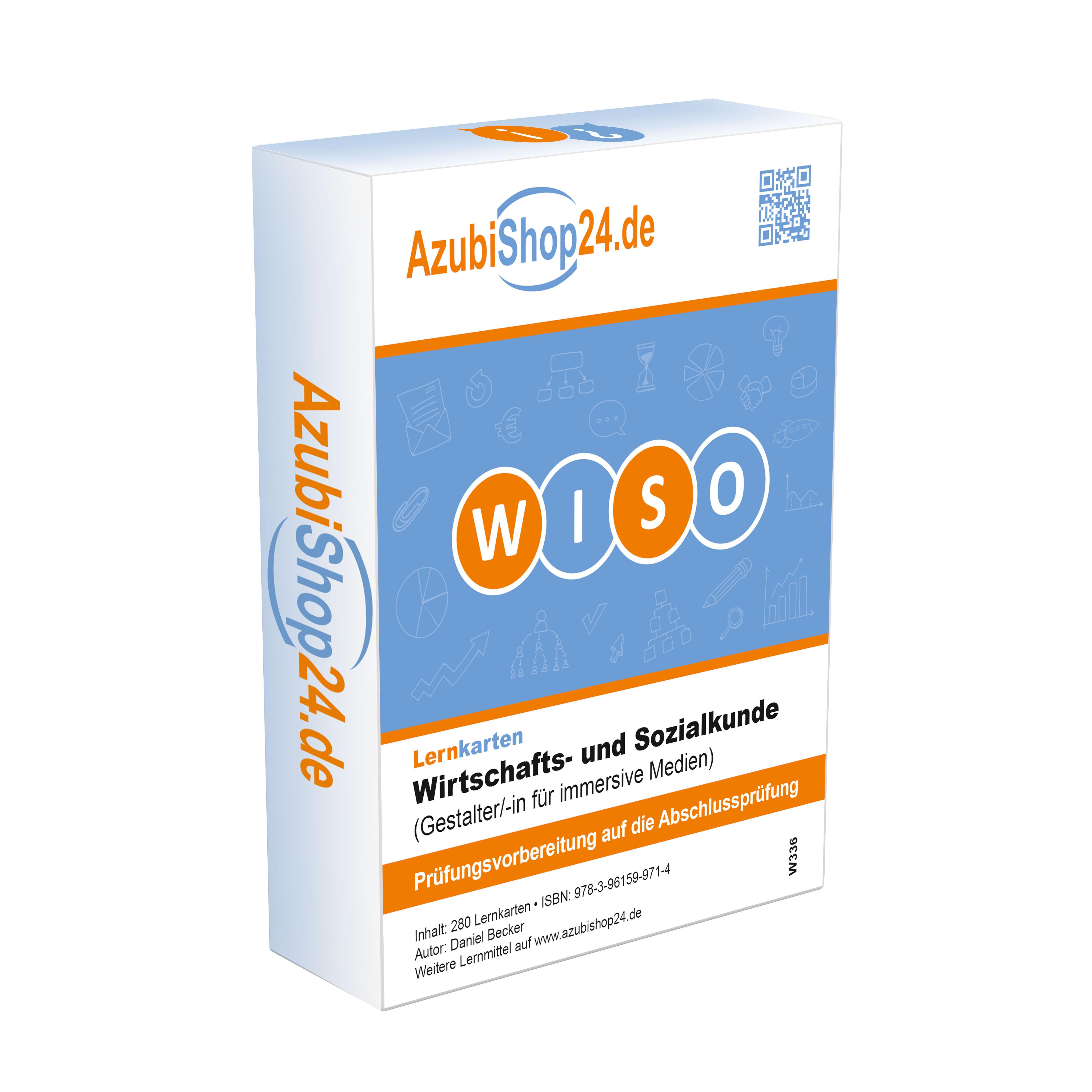 Vorderes Coverbild Wirtschafts- und Sozialkunde Gestalter für immersive Medien Lernkarten