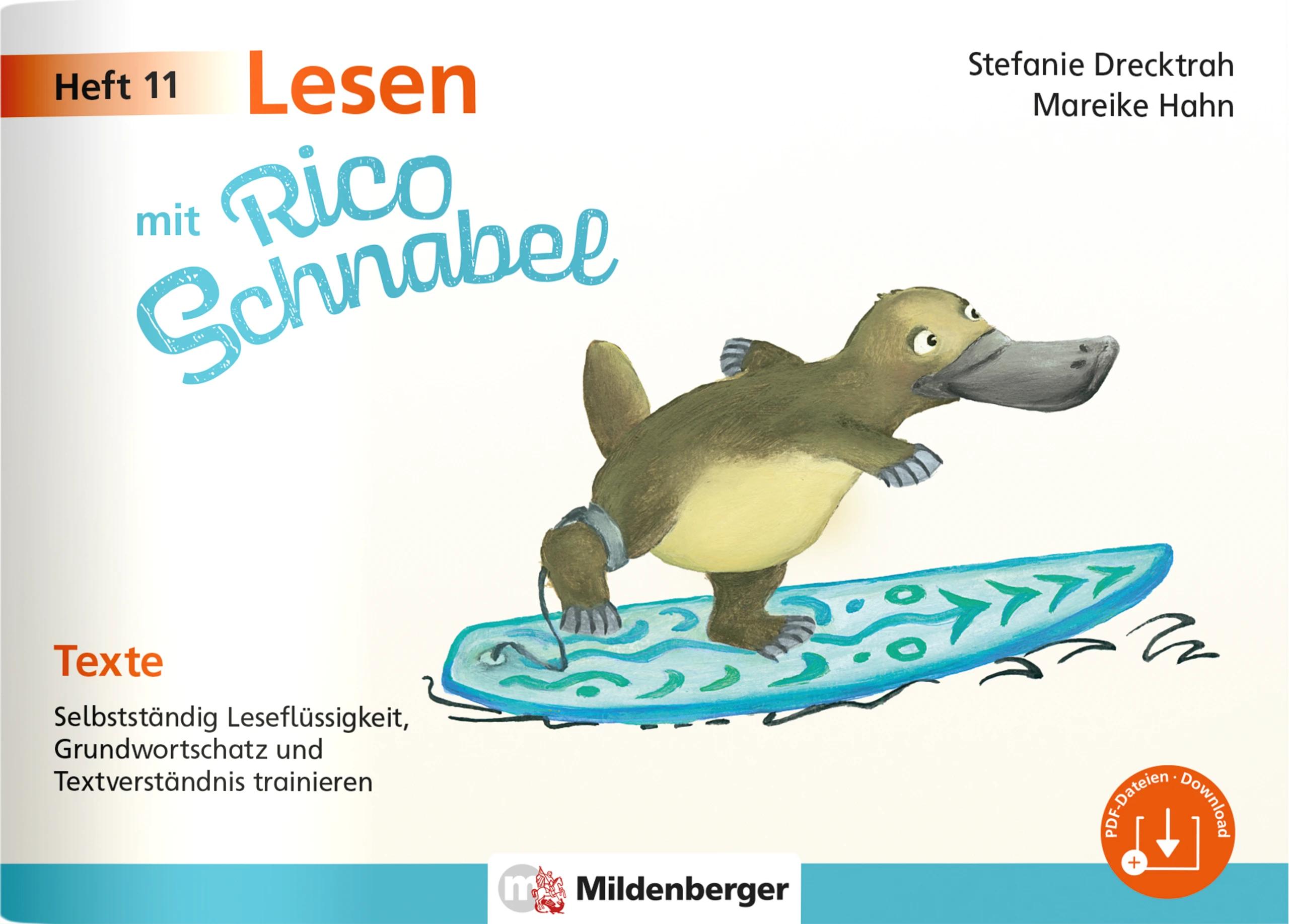 Vorderes Coverbild Lesen mit Rico Schnabel, Heft 11: Texte