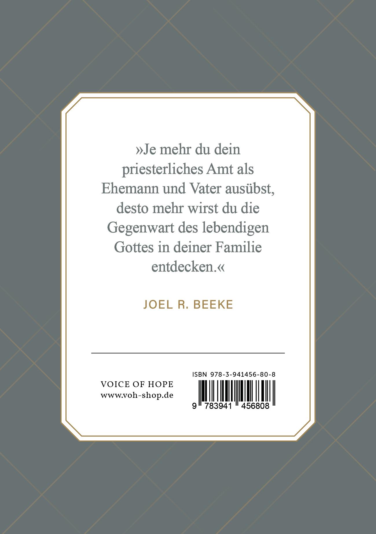 Rückseitencover Wie sollten Männer ihre Familien leiten?