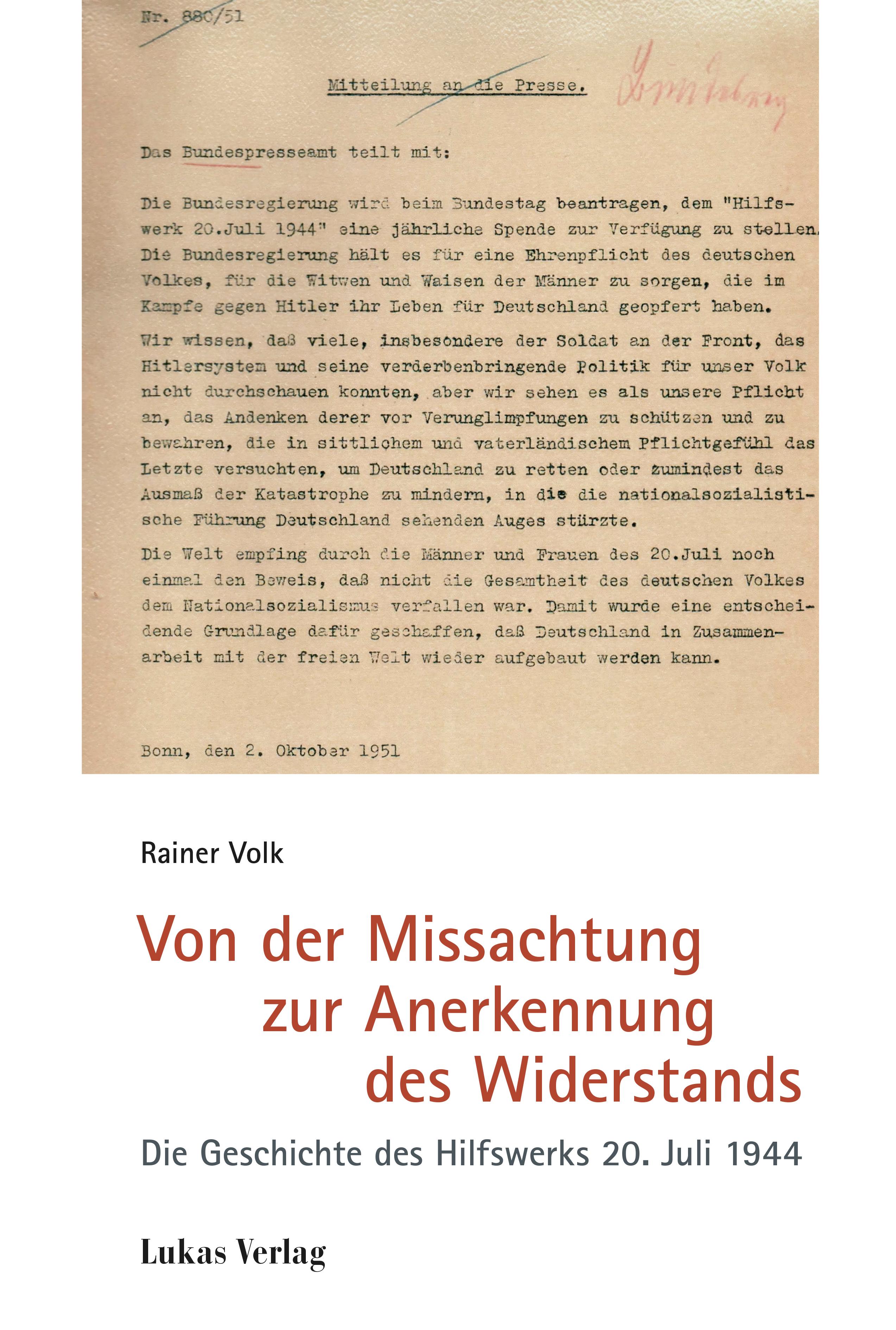 Vorderes Coverbild Von der Missachtung zur Anerkennung des Widerstands