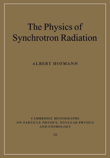 Vorderes Coverbild The Physics of Synchrotron Radiation