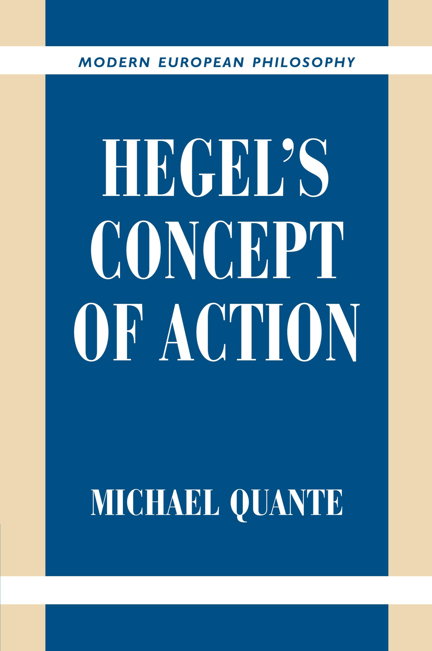 Vorderes Coverbild Hegel's Concept of Action