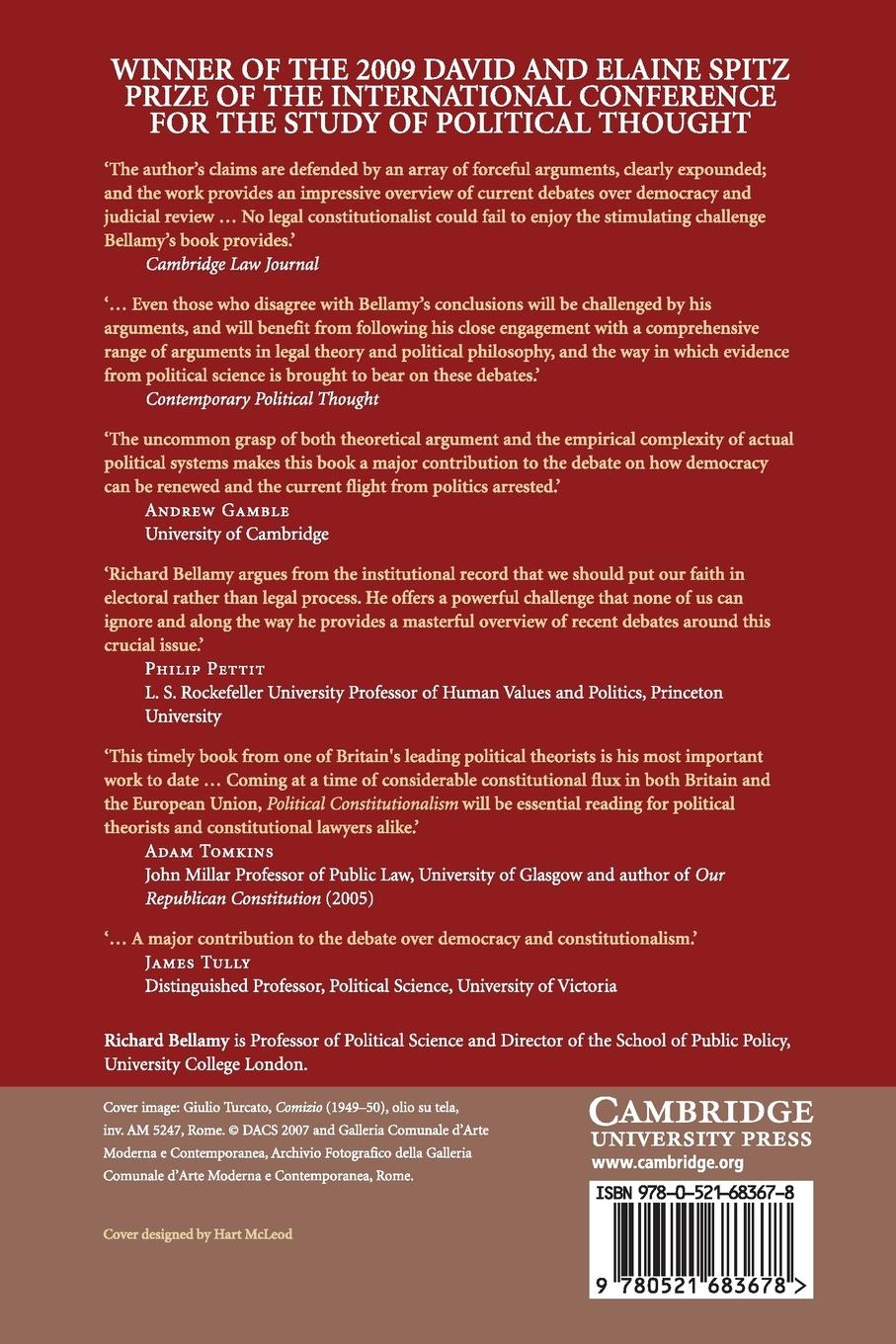 Rückseitencover Political Constitutionalism