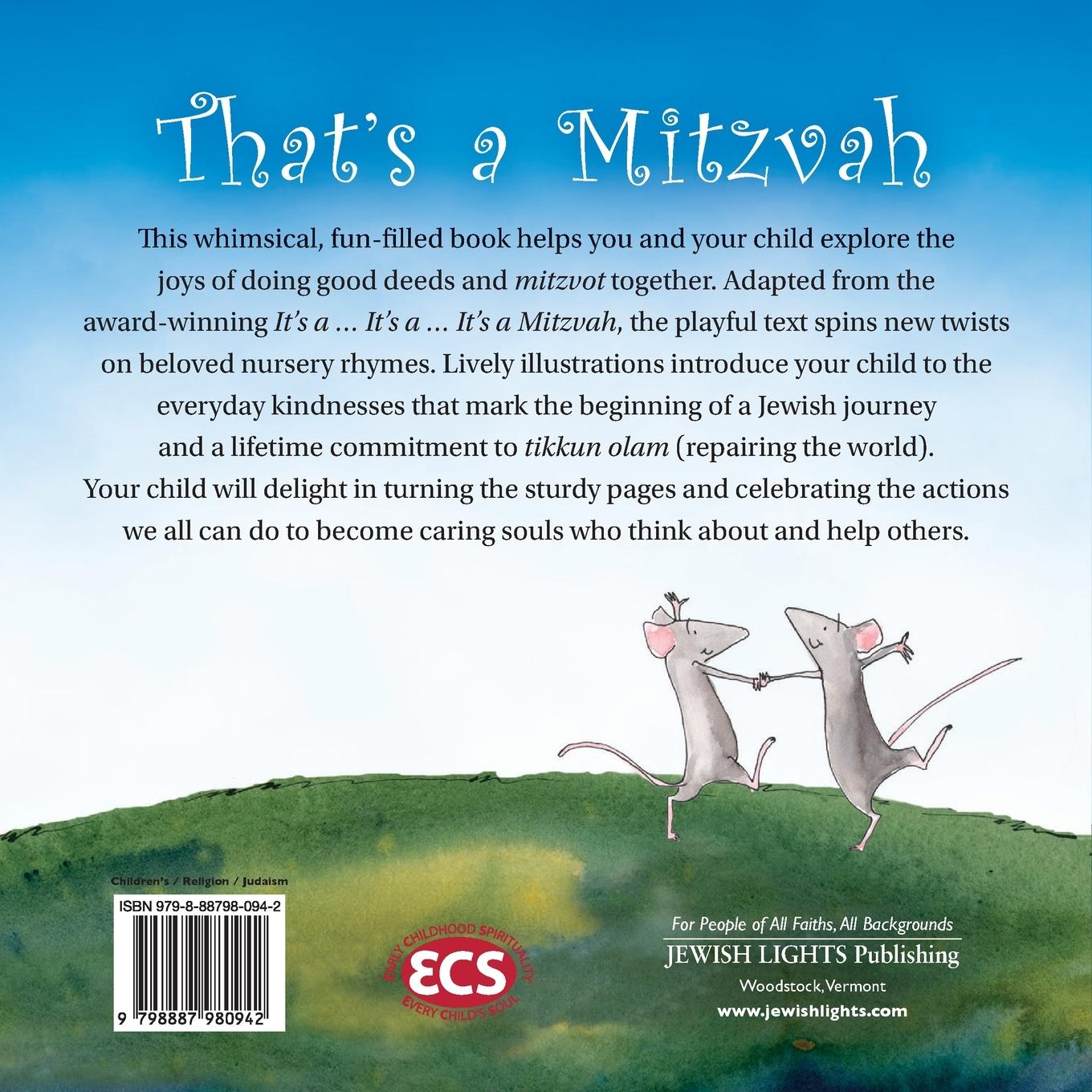 Rückseitencover That's a Mitzvah