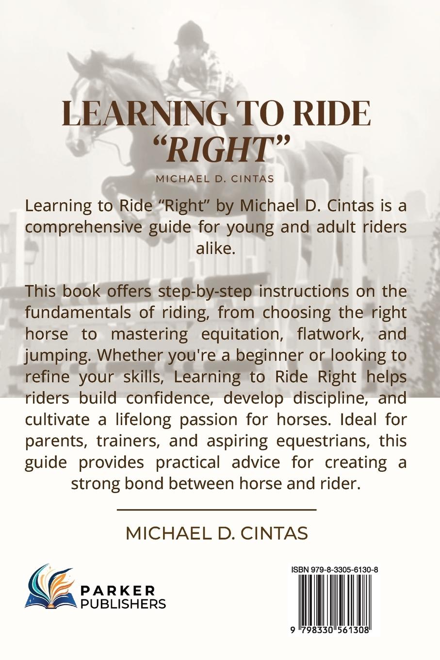 Rückseitencover Learning to Ride "RIGHT"