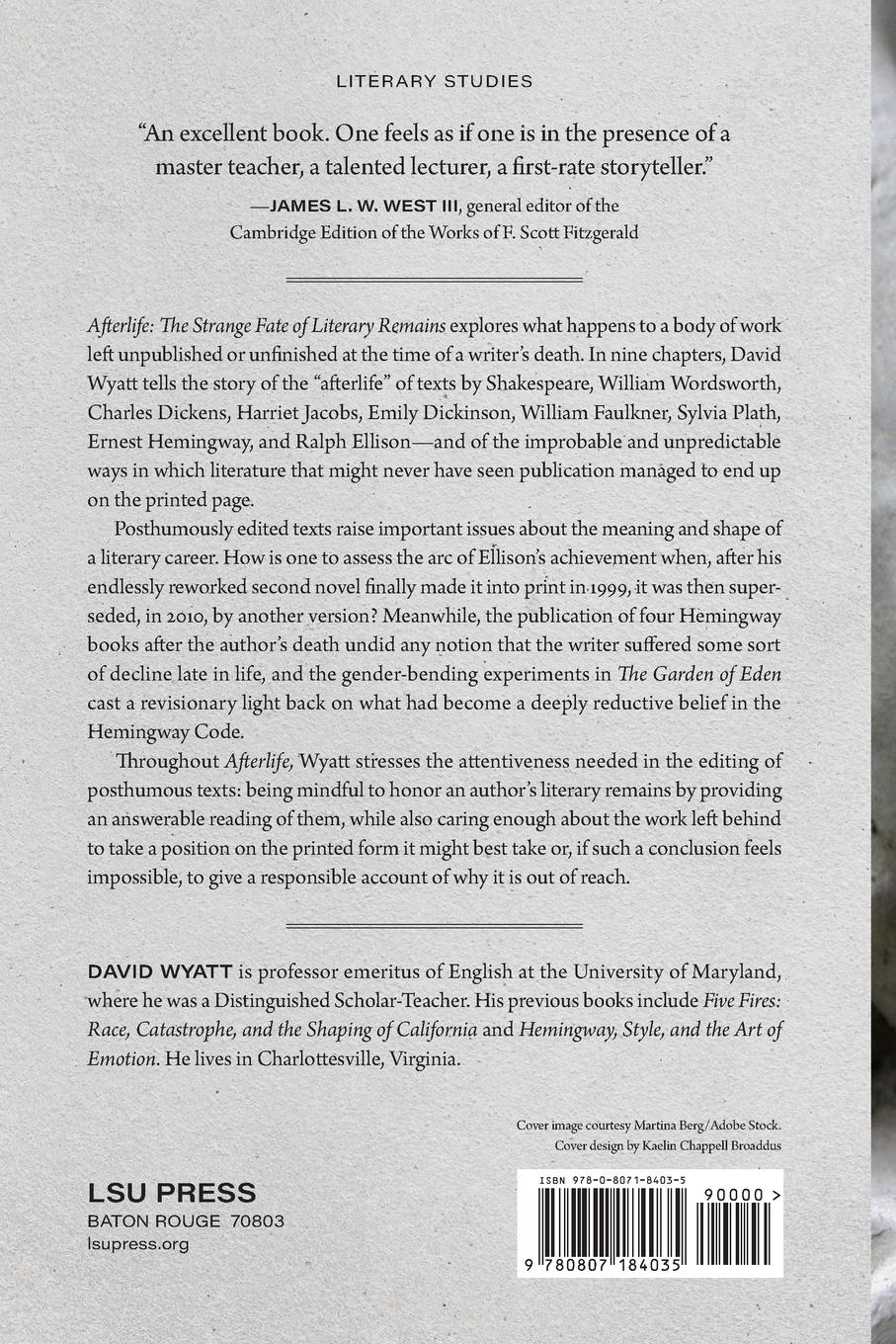 Rückseitencover Afterlife