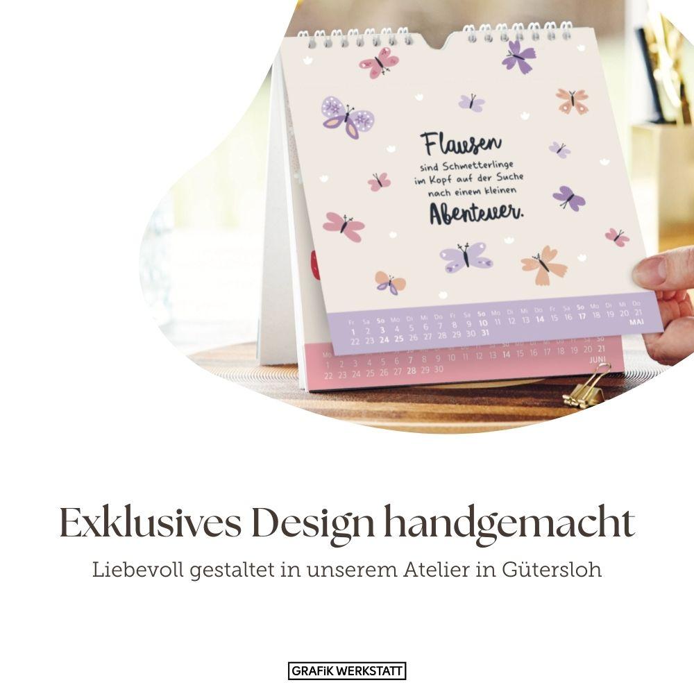 Beispielinhalt (Bild) Mini-Kalender 2026 Have a purrrfect time!