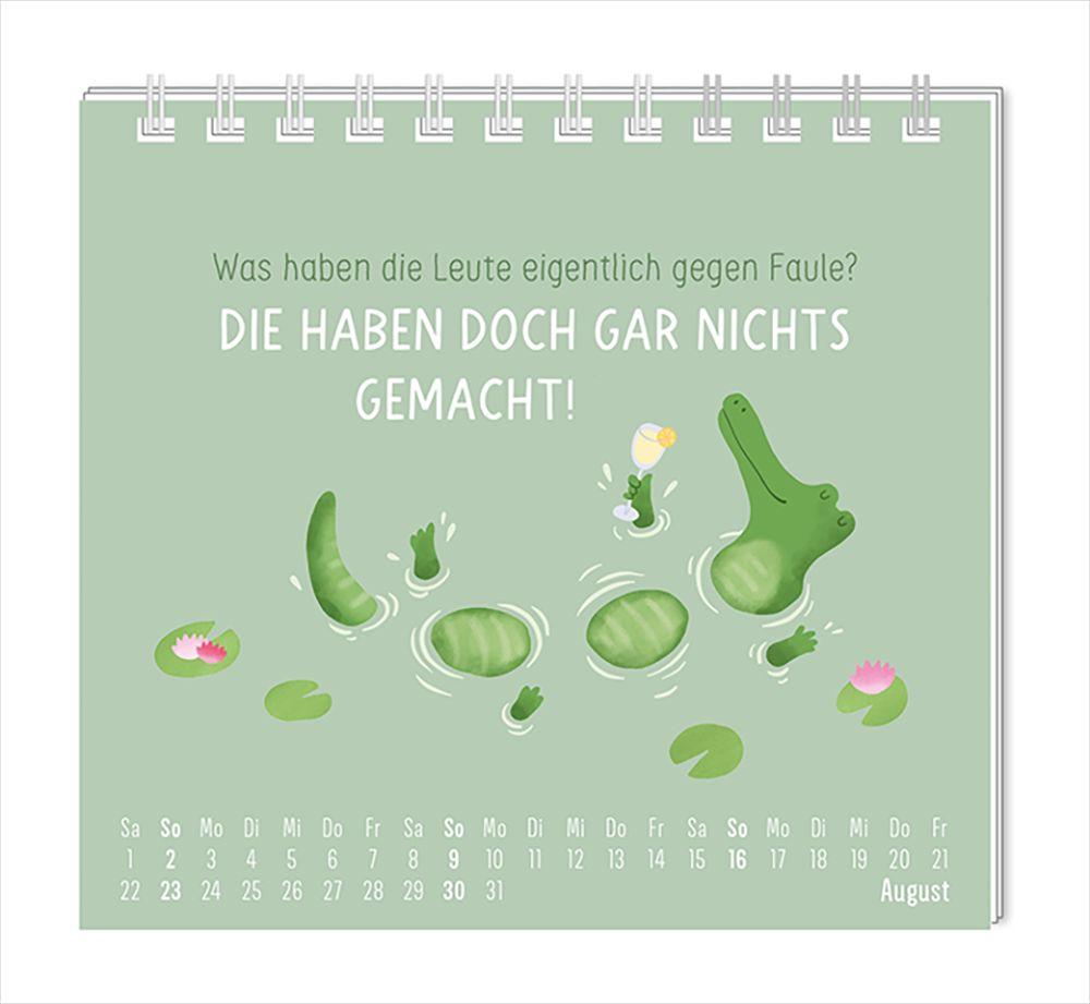 Beispielinhalt (Bild) Mini-Kalender 2026 Einfach mal nichts tun