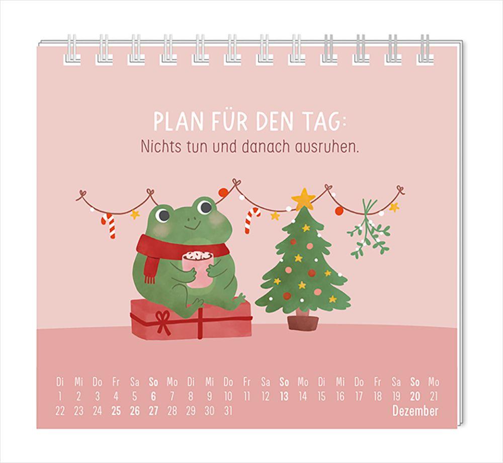 Beispielinhalt (Bild) Mini-Kalender 2026 Einfach mal nichts tun