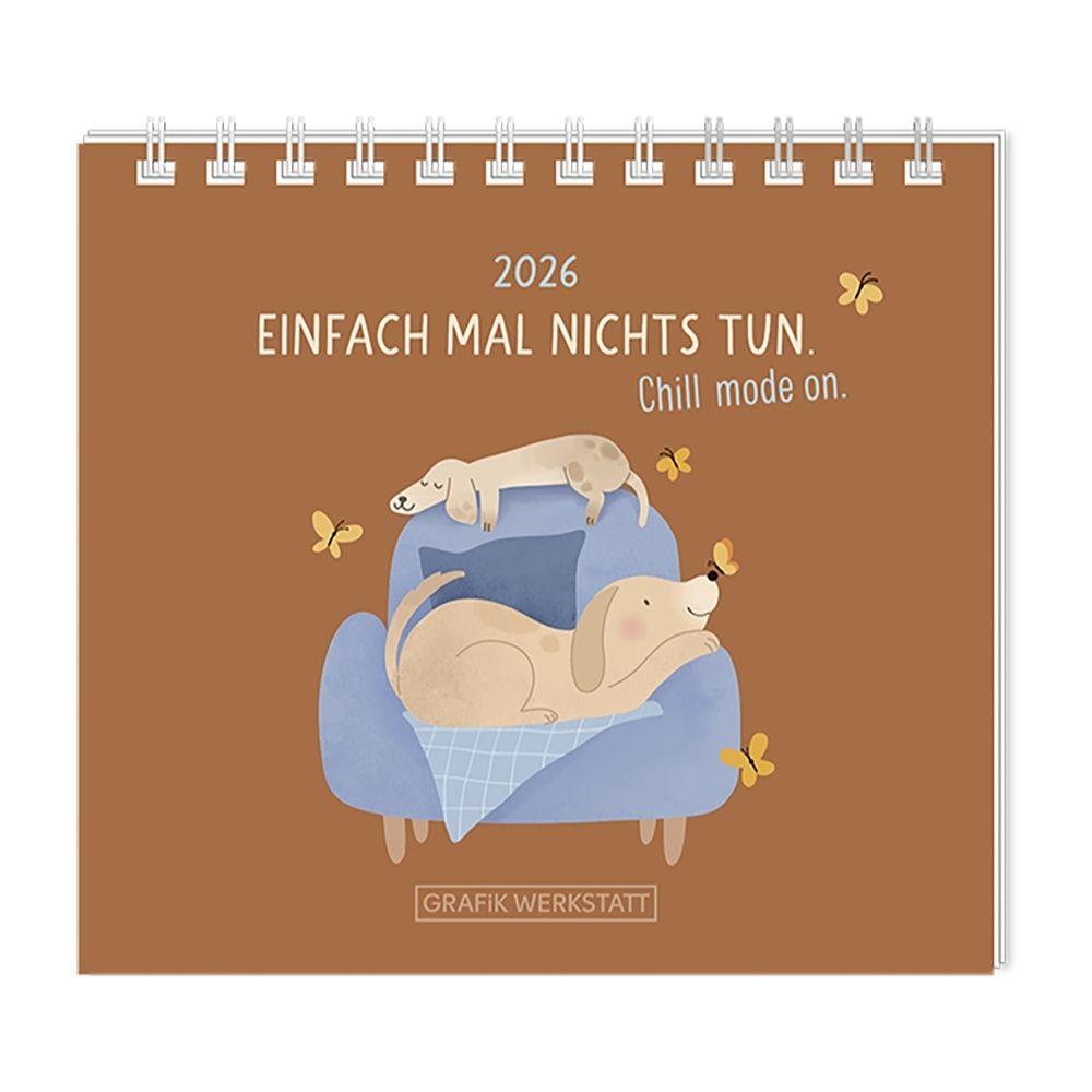 Vorderes Coverbild Mini-Kalender 2026 Einfach mal nichts tun