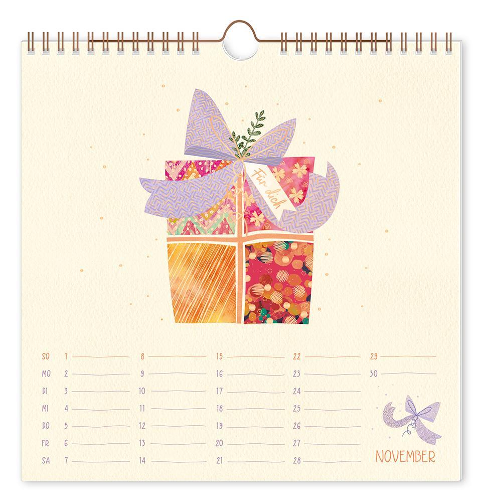 Beispielinhalt (Bild) Lieblingstage-Kalender 2026