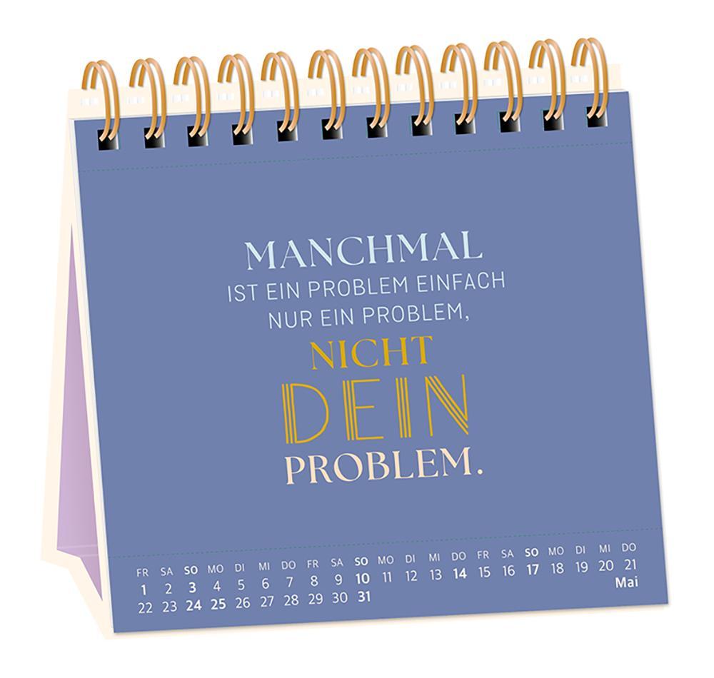 Beispielinhalt (Bild) Tischkalender 2026 Nimm dir Zeit