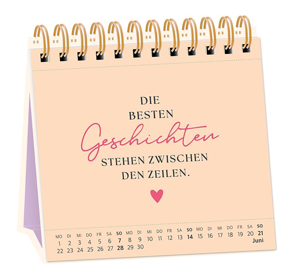 Beispielinhalt (Bild) Tischkalender 2026 Nimm dir Zeit