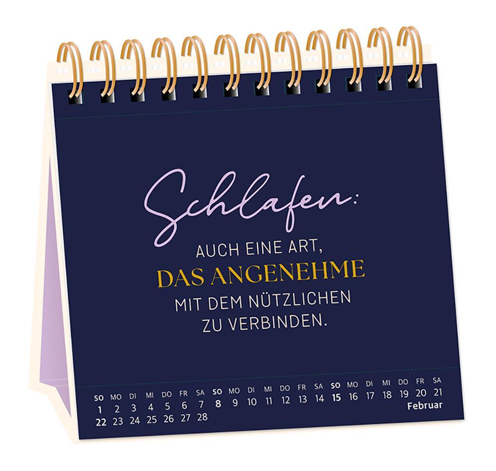 Beispielinhalt (Bild) Tischkalender 2026 Nimm dir Zeit