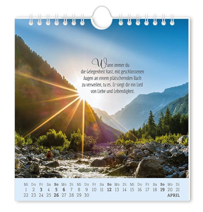 Beispielinhalt (Bild) Postkartenkalender 2026 Lebenszeichen