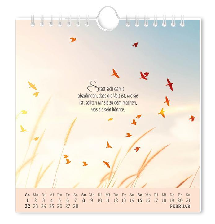 Beispielinhalt (Bild) Postkartenkalender 2026 Lebenszeichen