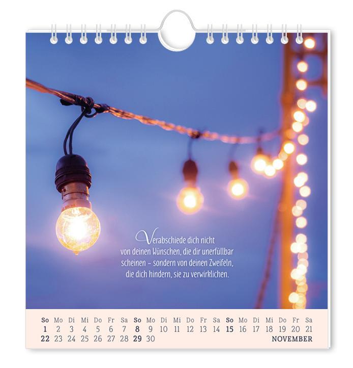 Beispielinhalt (Bild) Postkartenkalender 2026 Lebenszeichen