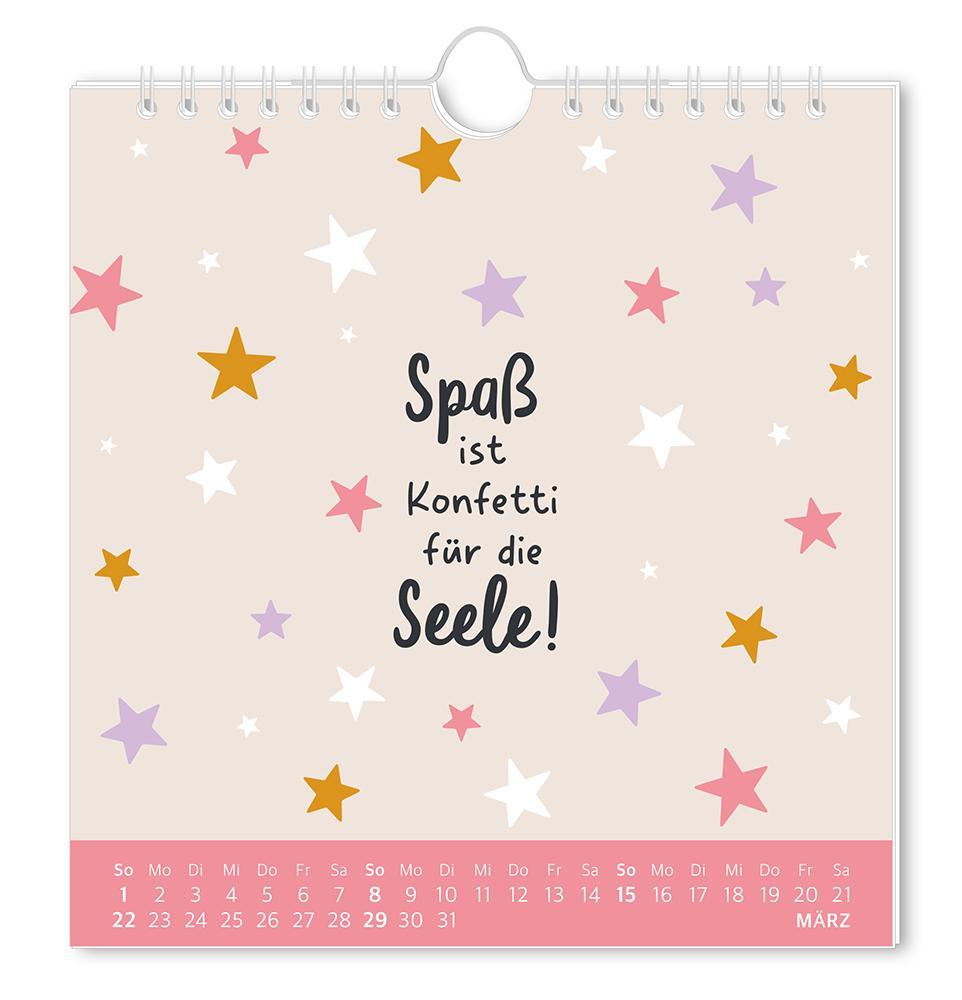 Beispielinhalt (Bild) Postkartenkalender 2026 Der beste Tag