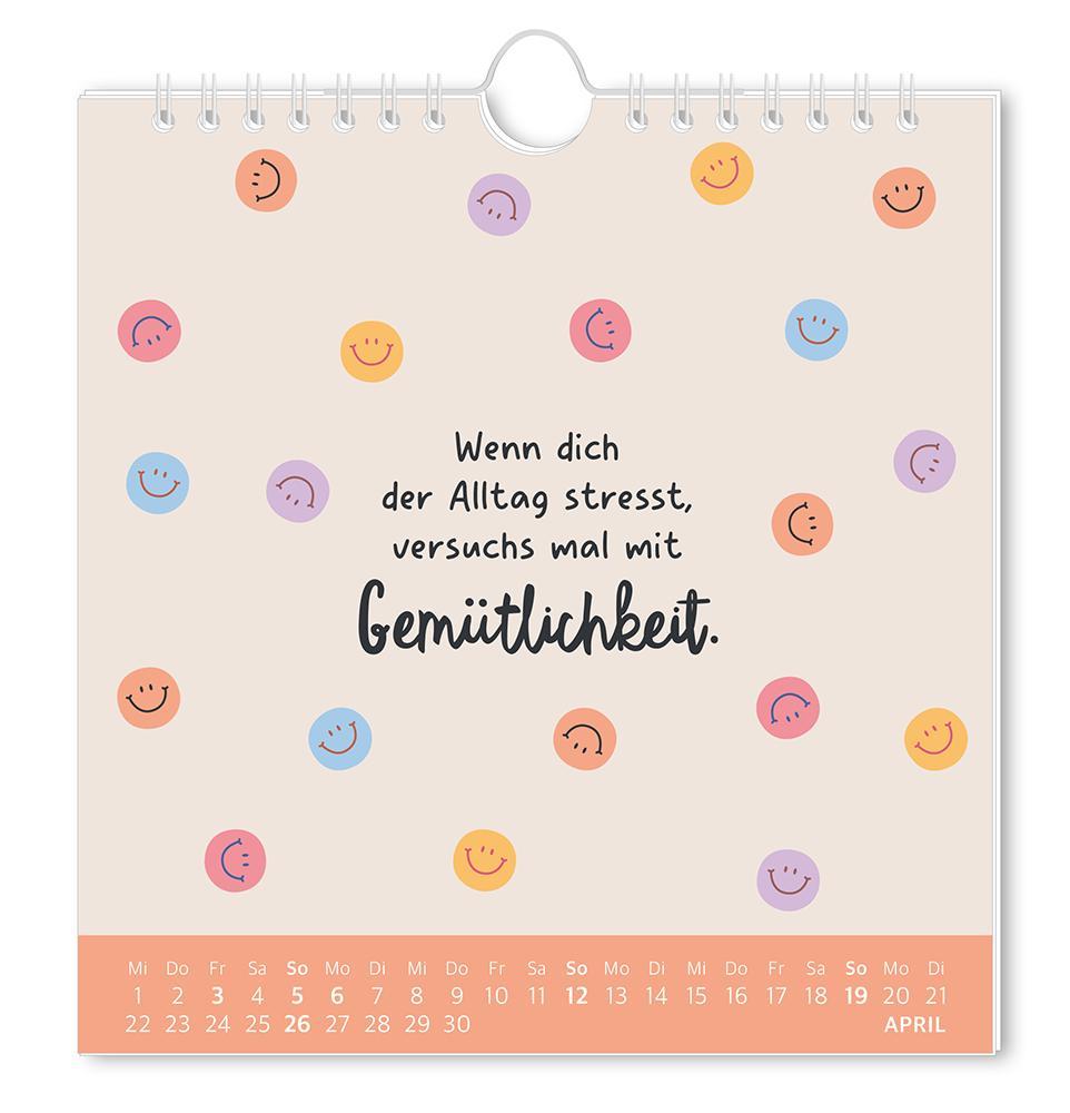 Beispielinhalt (Bild) Postkartenkalender 2026 Der beste Tag