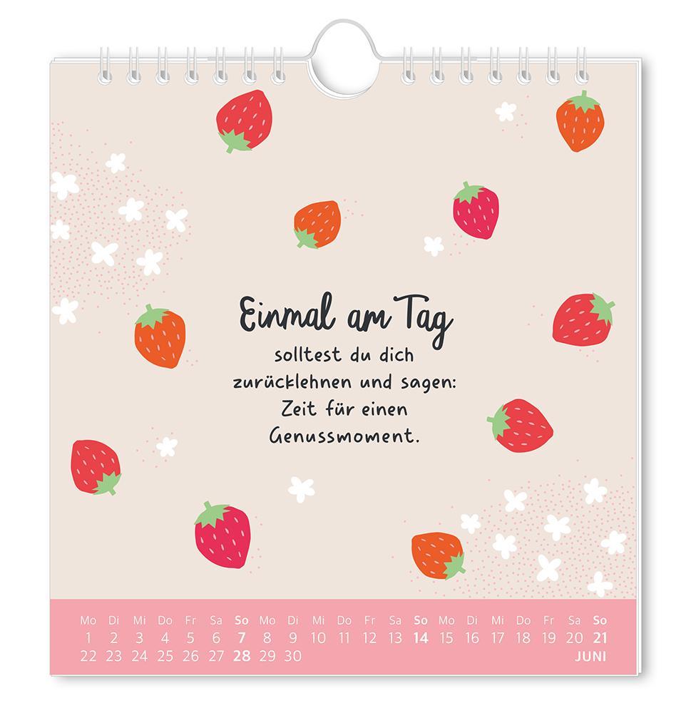 Beispielinhalt (Bild) Postkartenkalender 2026 Der beste Tag
