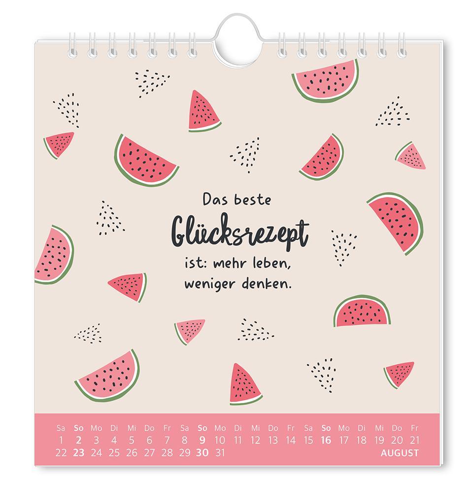 Beispielinhalt (Bild) Postkartenkalender 2026 Der beste Tag