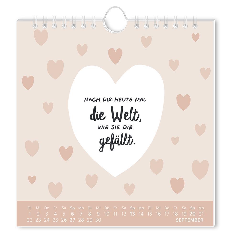 Beispielinhalt (Bild) Postkartenkalender 2026 Der beste Tag