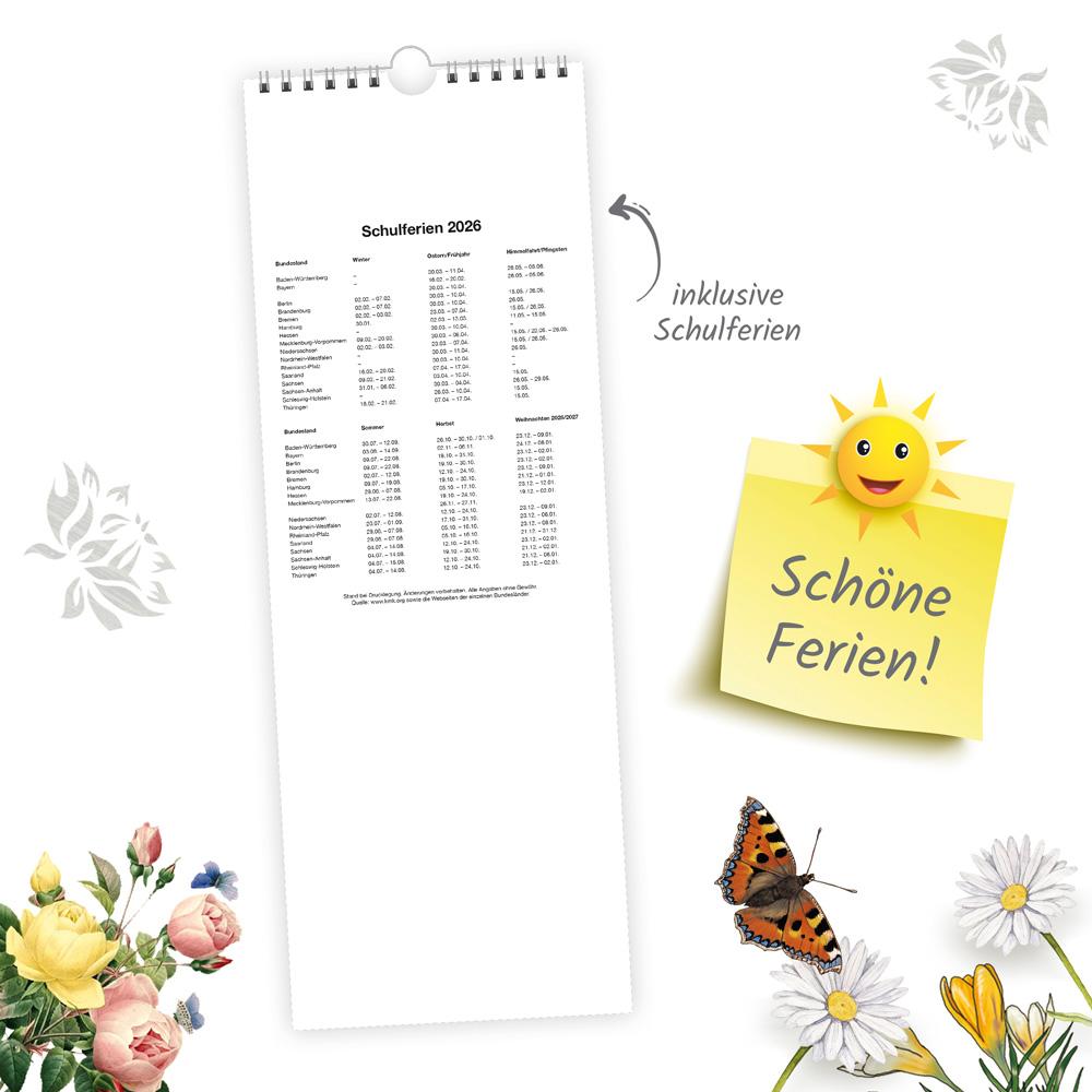 Beispielinhalt (Bild) Trötsch Maxi-Streifenkalender Oma und Opa Terminkalender 2026
