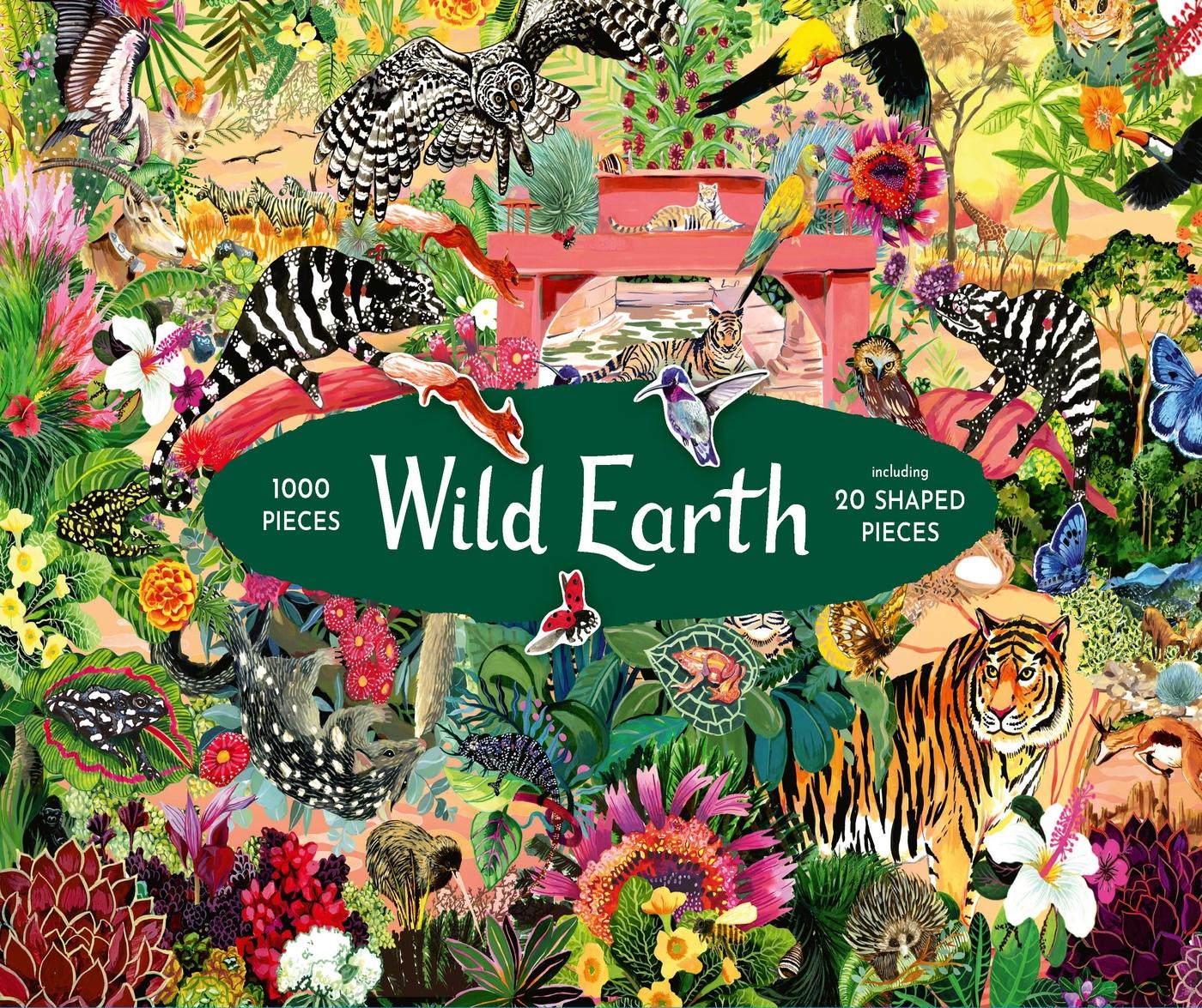 Vorderes Coverbild Wild Earth 1000 Piece Jigsaw with 20 Shaped Pieces
