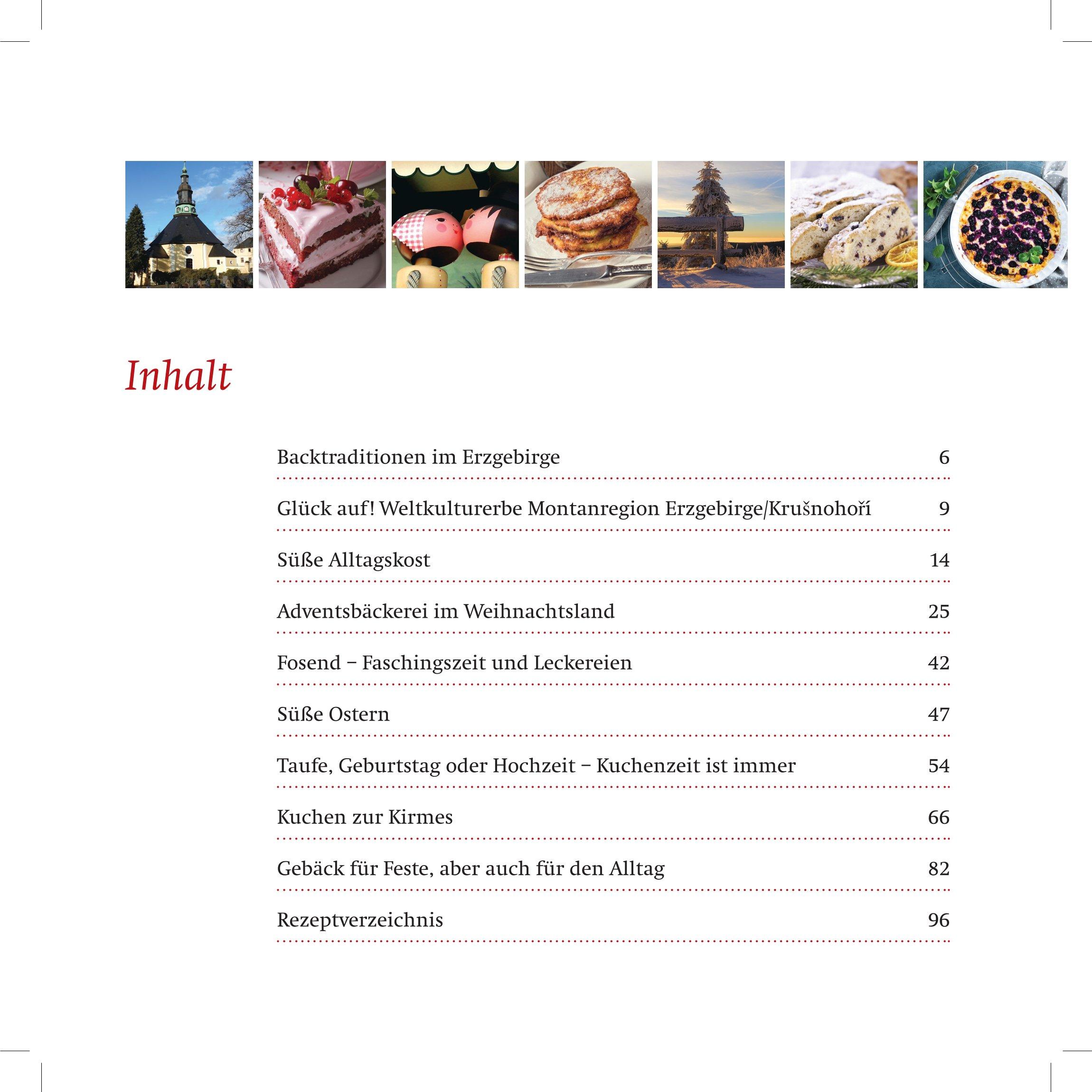 Beispielinhalt (Bild) Die besten süßen Rezepte aus dem Erzgebirge