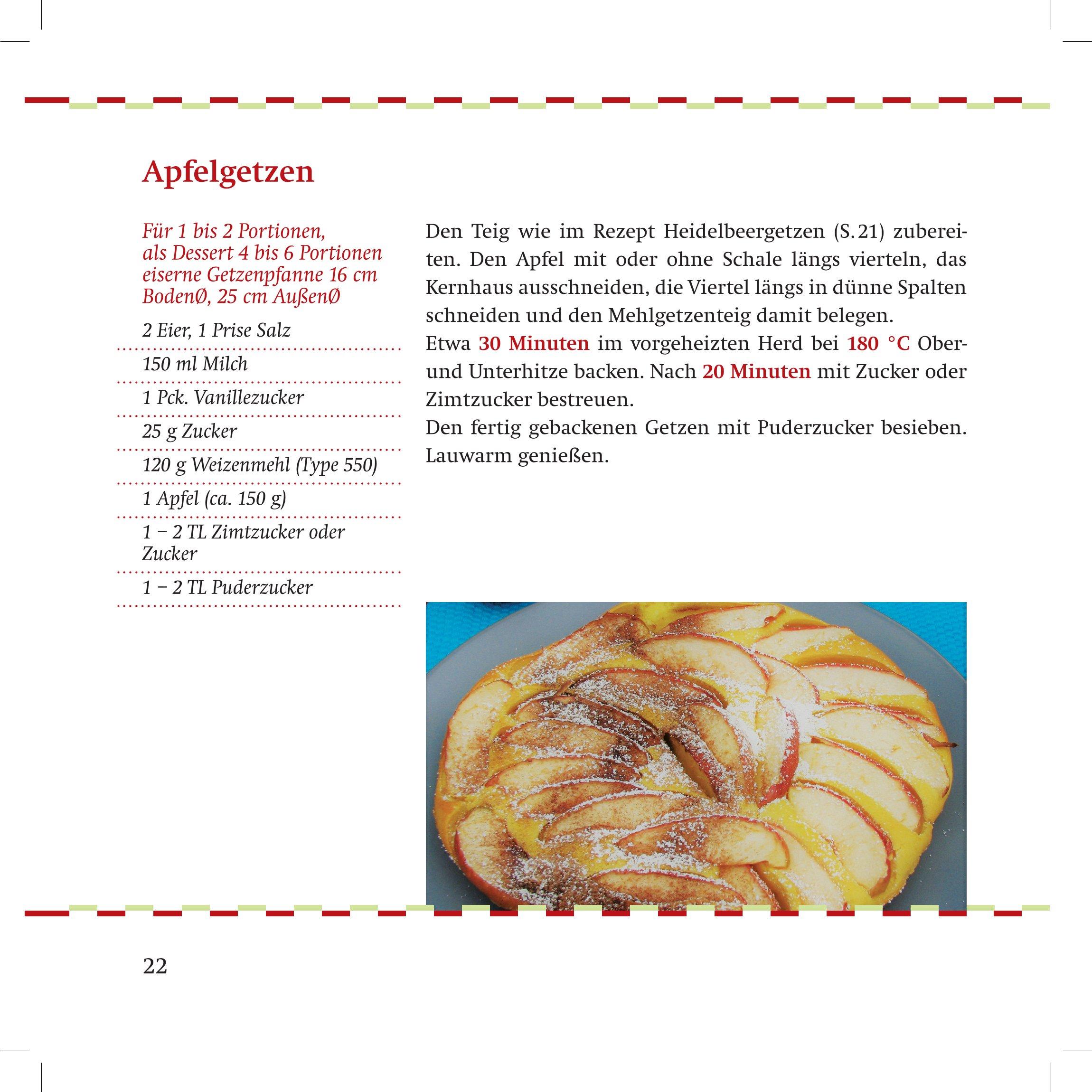 Beispielinhalt (Bild) Die besten süßen Rezepte aus dem Erzgebirge