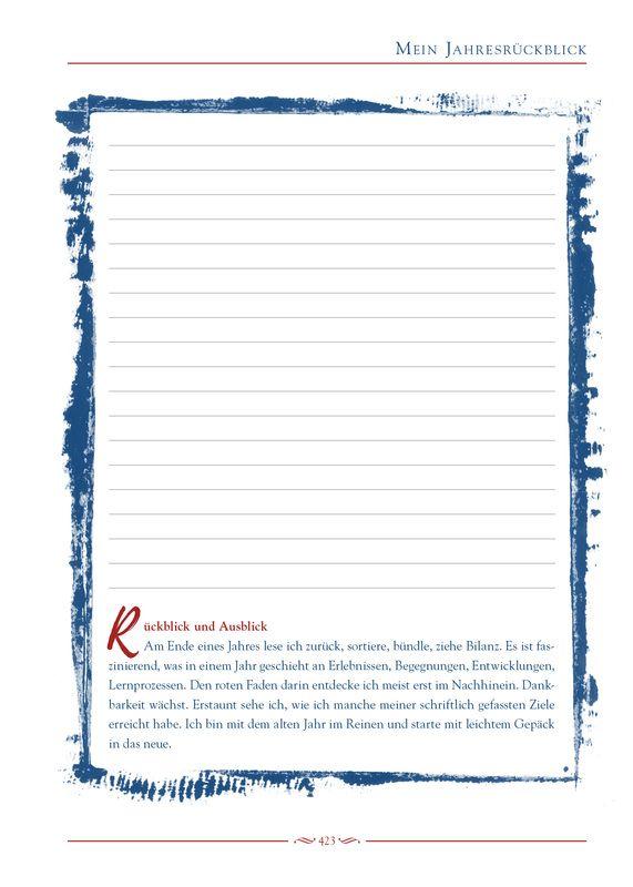 Beispielinhalt (Bild) Mein Jahr 2026