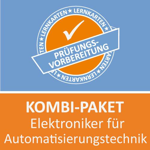 Vorderes Coverbild Kombi-Paket Lernkarten Elektroniker für Automatisierungstechnik