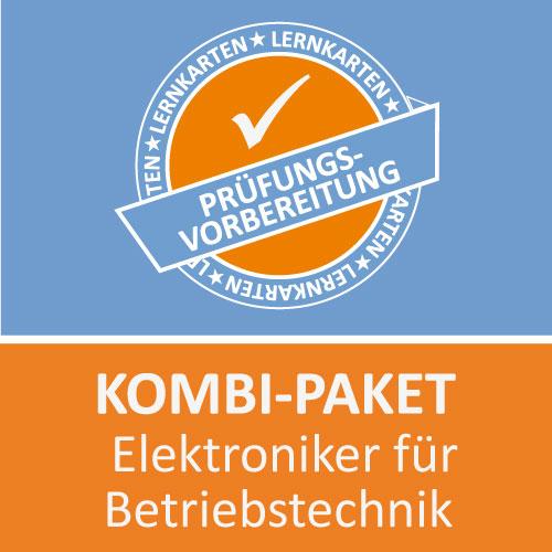 Vorderes Coverbild Kombi-Paket Elektroniker für Betriebstechnik Lernkarten