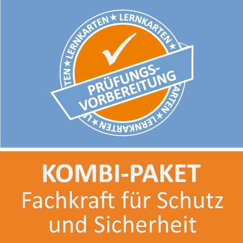 Vorderes Coverbild Kombi-Paket Fachkraft für Schutz und Sicherheit Lernkarten