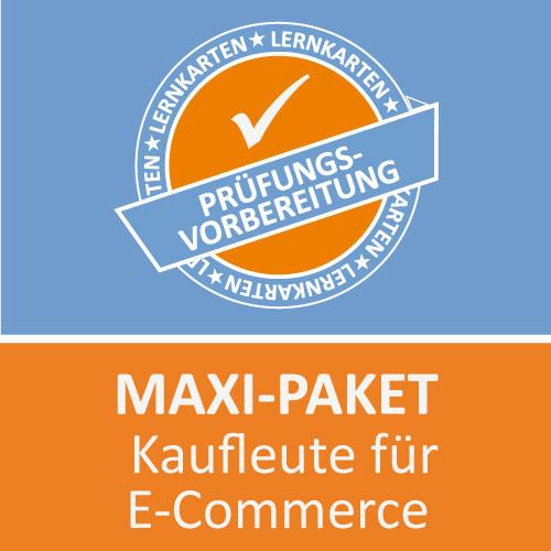 Vorderes Coverbild Maxi-Paket Lernkarten Kaufmann für E-Commerce