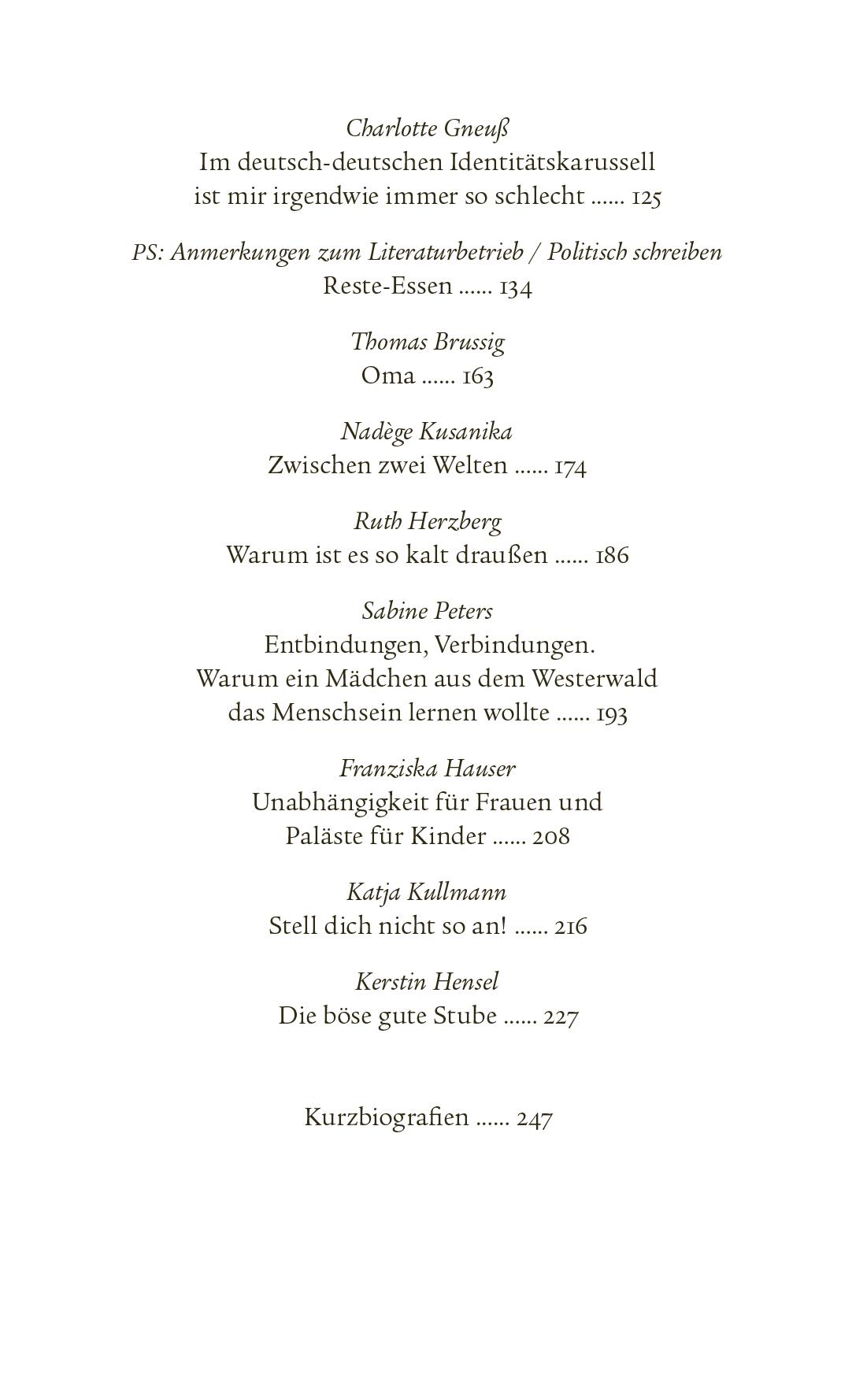 Beispielinhalt (Bild) Ost*West*frau*