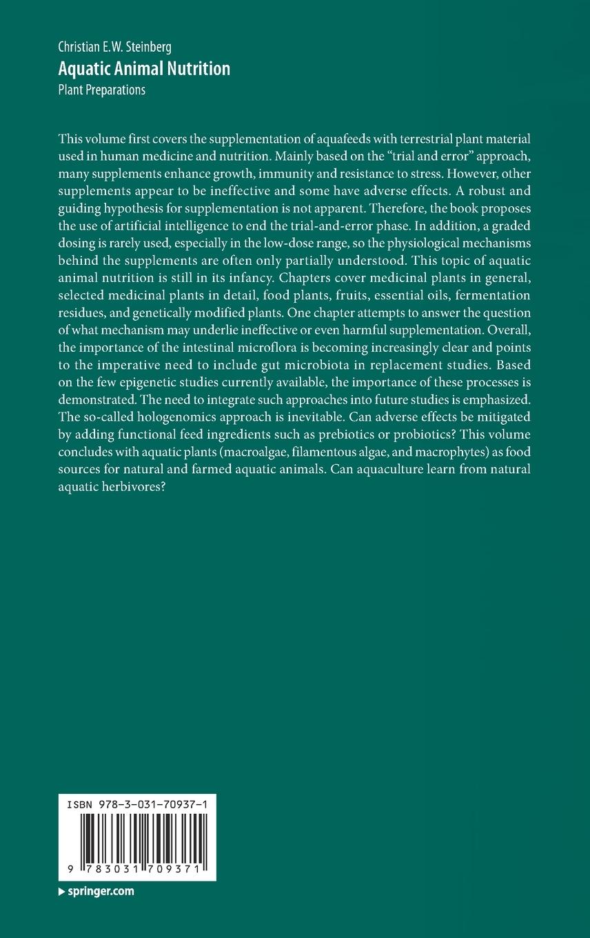 Rückseitencover Aquatic Animal Nutrition