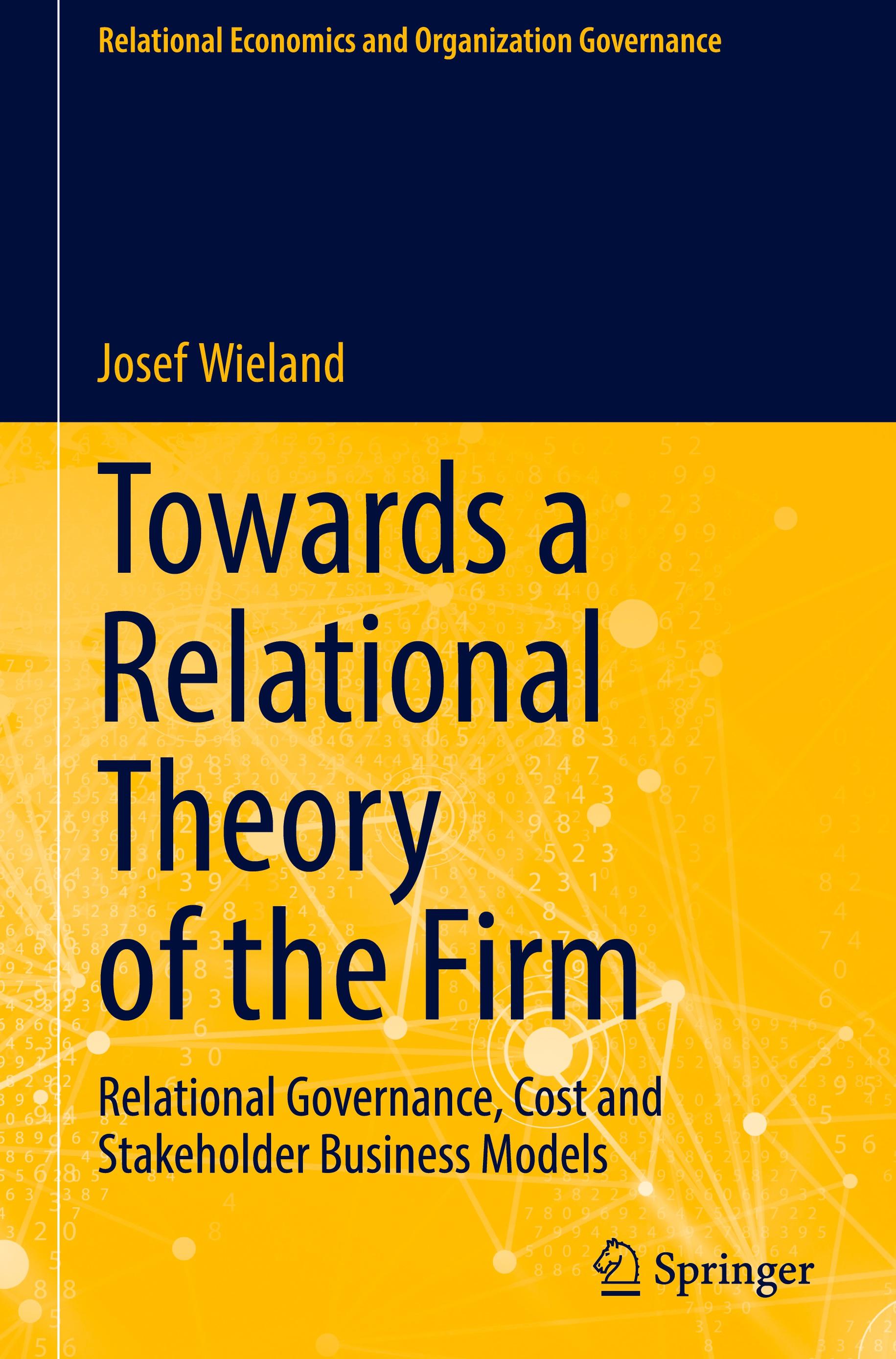 Vorderes Coverbild Towards a Relational Theory of the Firm
